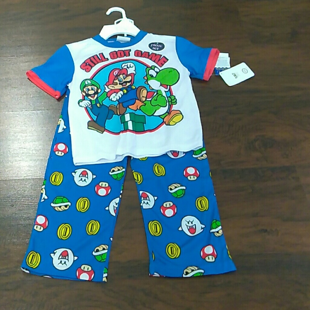 Boys super Mario pajamas